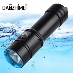 L2 Powerful LED Diving Flashlight 3000 Lumens Professional Underwater Torch IP8 Waterproof rating Lamp Using 26650 Battery