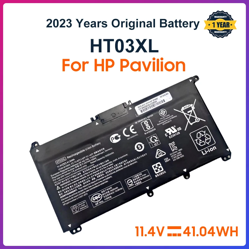 Jollmono HT03XL Battery For Pavilion HP 14-CE0025TU 14-CE0034TX 15-CS0037T 250 255 G7 HSTNN-LB8L L11421-421 HSTNN-LB8M/DB8R