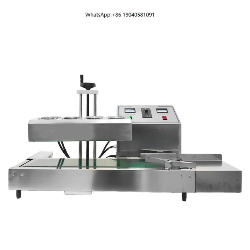 Easy Operation Horizontal 2 in 1 Induction Foil Sealing Machine Continuous Band Sealer with Coding Nitrogen Flushing