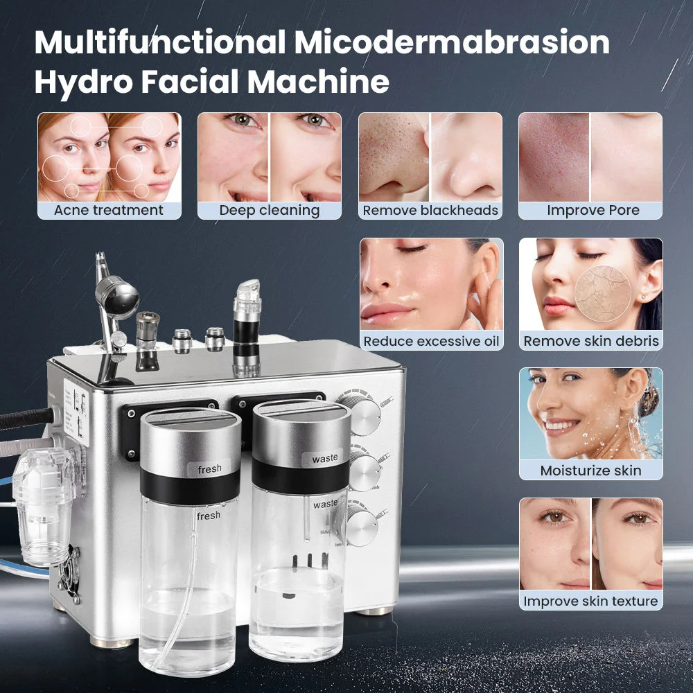 

Skin Rejuvenation Cleansing 3 in 1 Hydro Microdermabrasion Diamond Tip Dermabrasion Machine