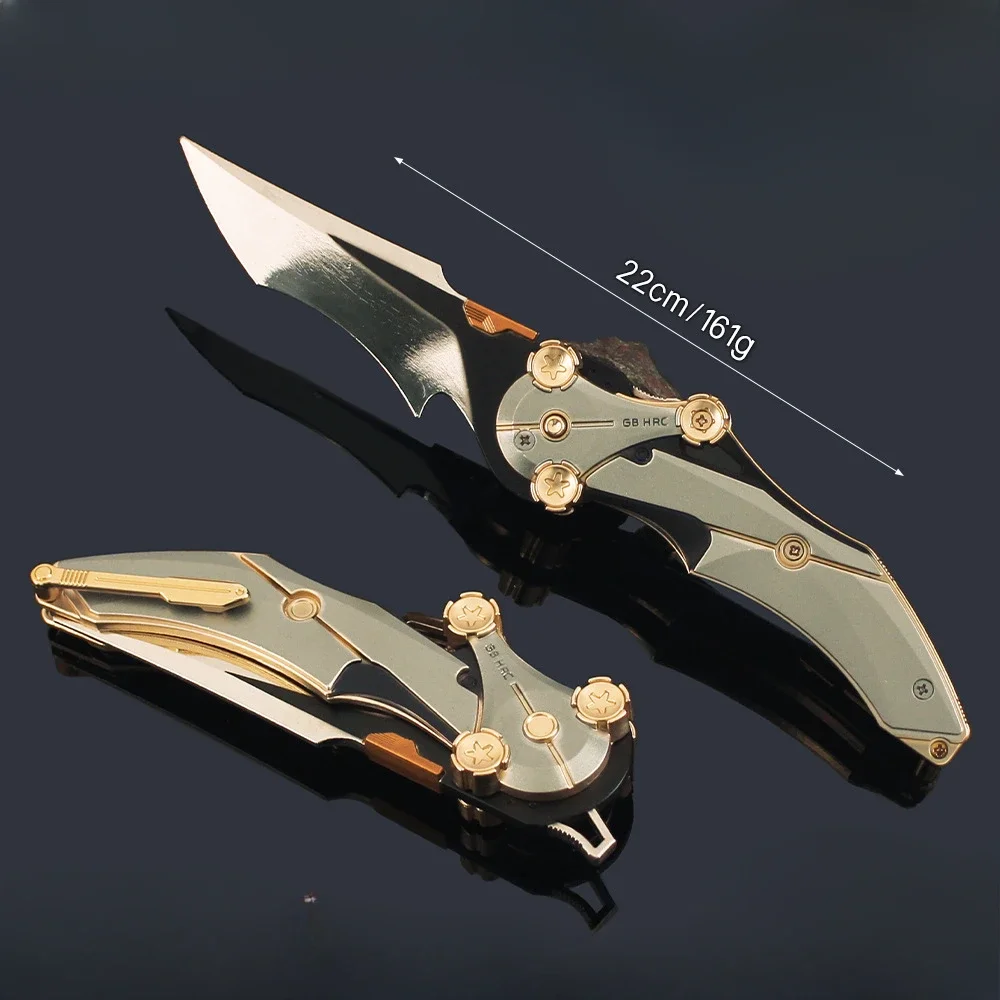 22 ซม./8.66in Delta Action เกม Claw มีด Blade of Mercy การฝึกอบรมมีดอาวุธโลหะรุ่น Desktop accessorie ของเล่นเด็ก