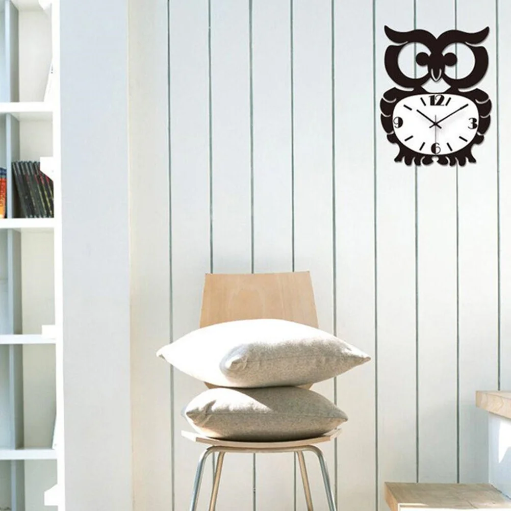 

acrylic wall clock wall hanging clock owl clock decoration clock