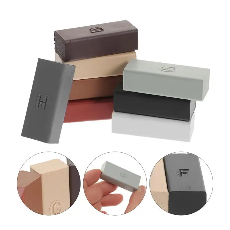 8pcs Laminate Tile Floor Repair Laminate Repairing kit Worktop Sturdy Casing Chip Scratches Mending Floor Repair Suit