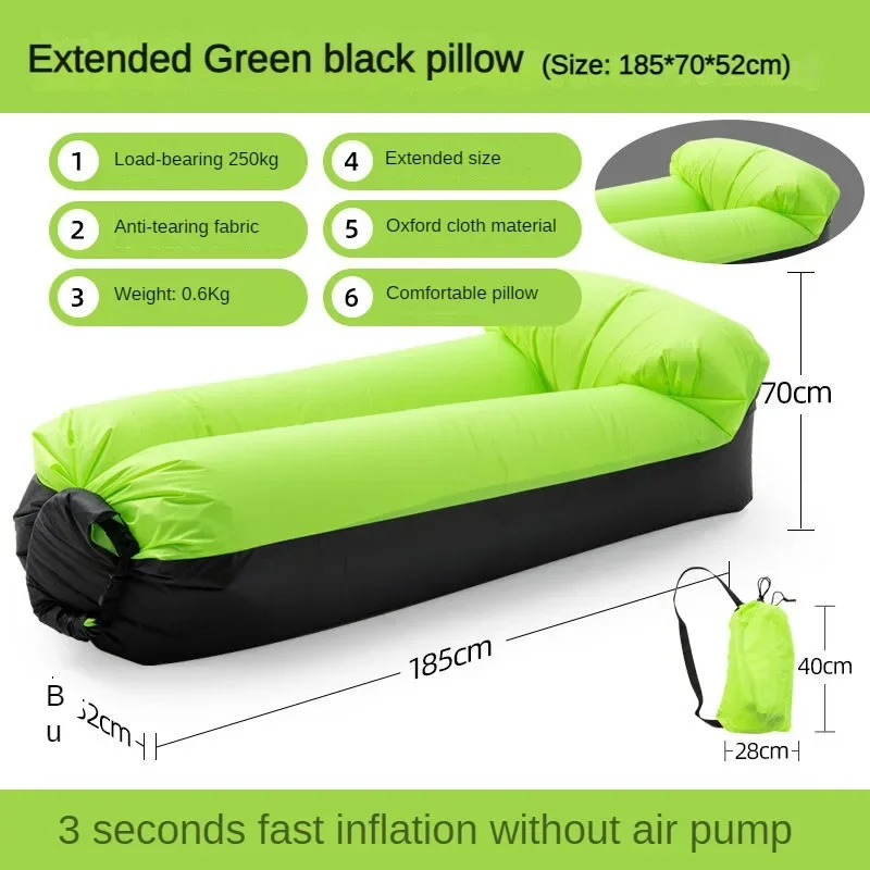 Self Inflating Air Sofa Sleeping Pad Ultralight Foldable Camping Air Sofa Outdoor Portable Natural Hiking No Need for Air Pump