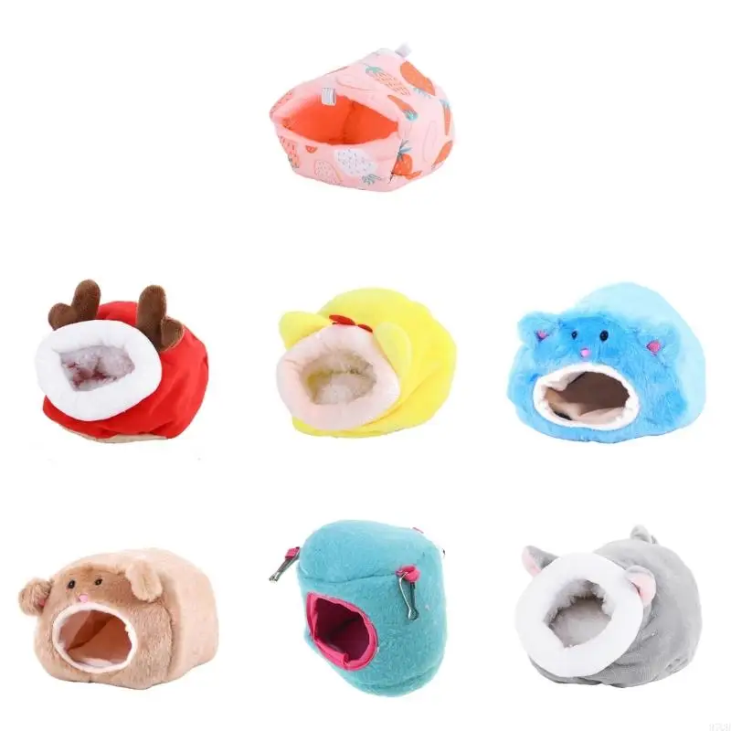 97QD GuineaPig House Hamster Cage Small Animal Nest Hedgehog Nest Hamster Houses and Hideouts ChinchillasRabbit Cage