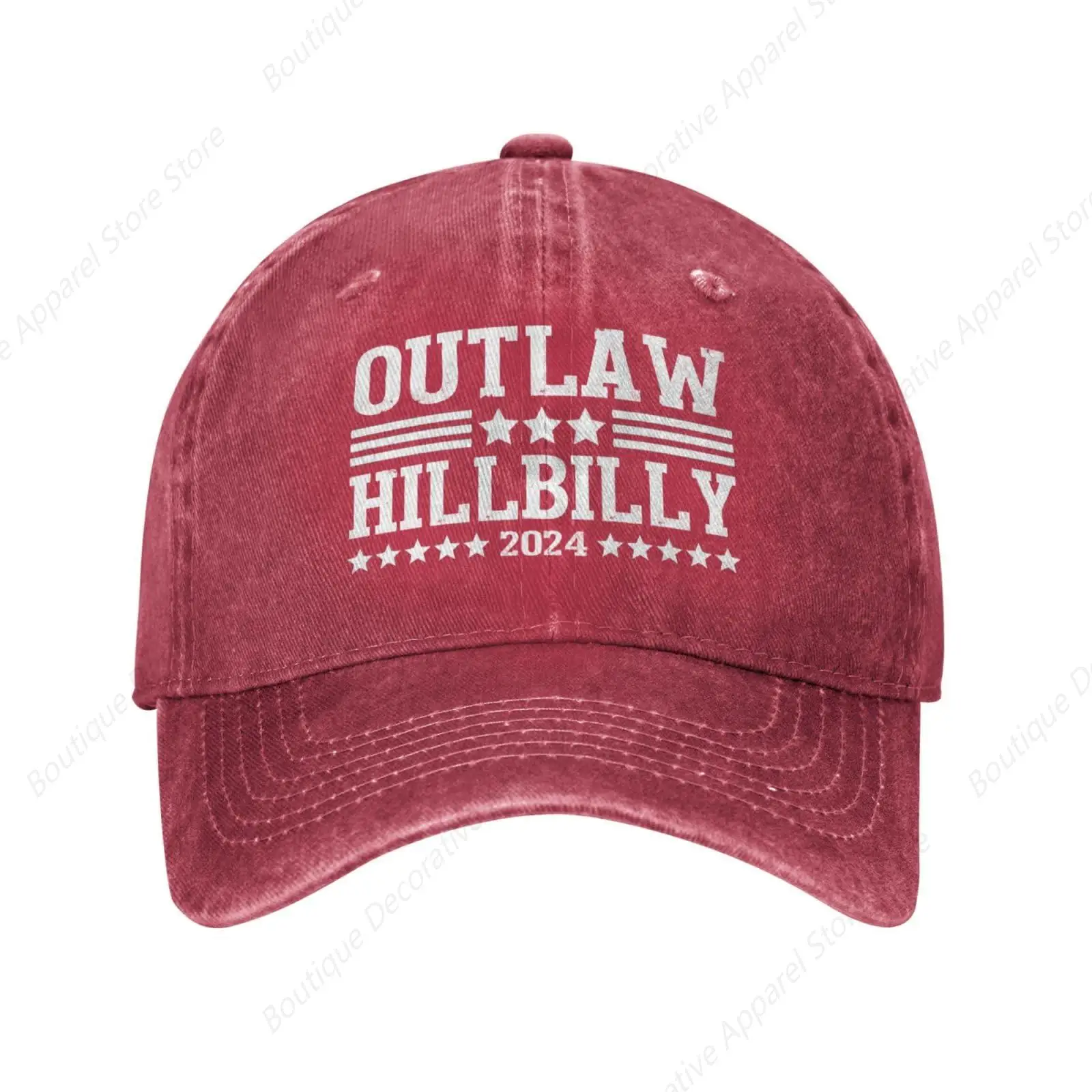 Trump Vance 2024 for President Outlaw Hillbilly 2024 24 Hat Classic Fashion Trump 45 47 Hat Adjustable Cap