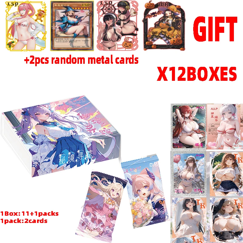 

2024 Wholesale 12boxes Goddess Story Cards Witch Card Club "Secret Quest" Goddess CardsBooster Box Tcg Bikini TCG Booster Box