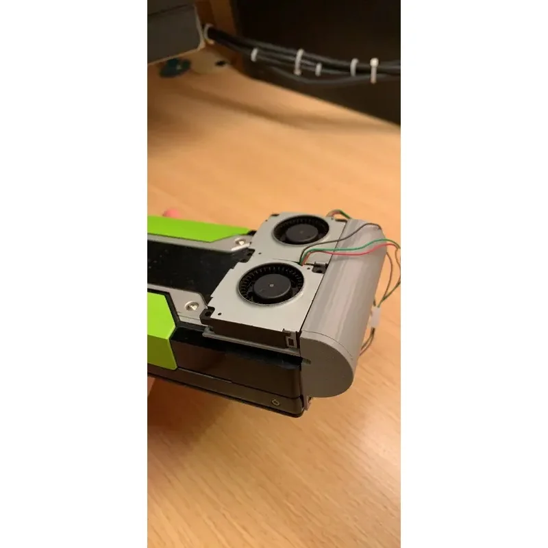 100% New U‑shaped Active Cooling Fan FOR NVIDIA Tesla P40 P100 M40 GPU