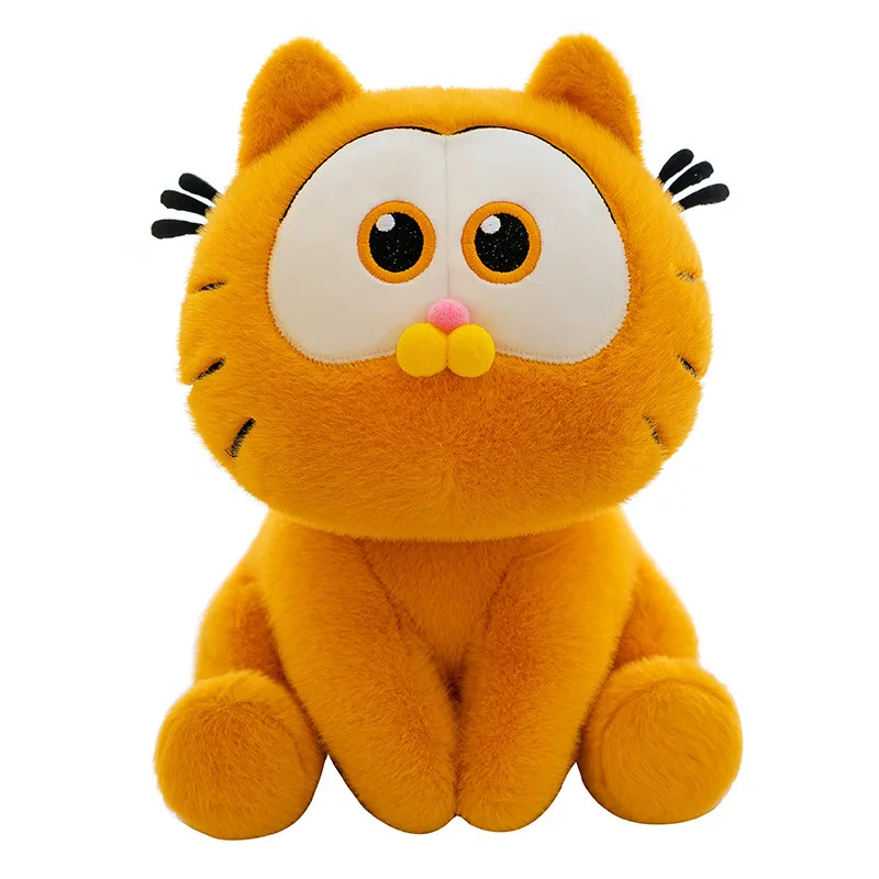 Mainan boneka Garfield lucu baru boneka anak-anak lembut Garfield boneka kain mewah dekorasi kamar Kawaii ulang tahun