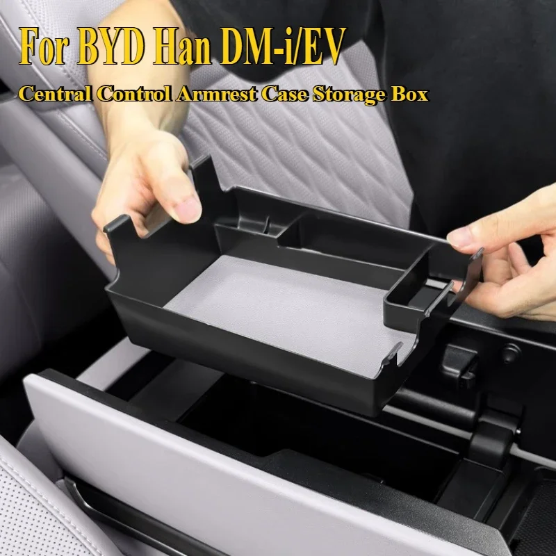 

For BYD Han DM-i/EV Intelligent Driving Version Central Control Armrest Case Storage Box Car Interior Modification Accessories
