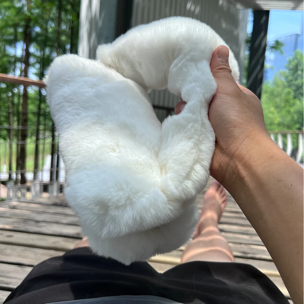 2023 New Style Adult Sex Real Fur Toys For Man Realistic Masturbation Cup Luxury Genuine Rex Rabbit Fur Masturbations