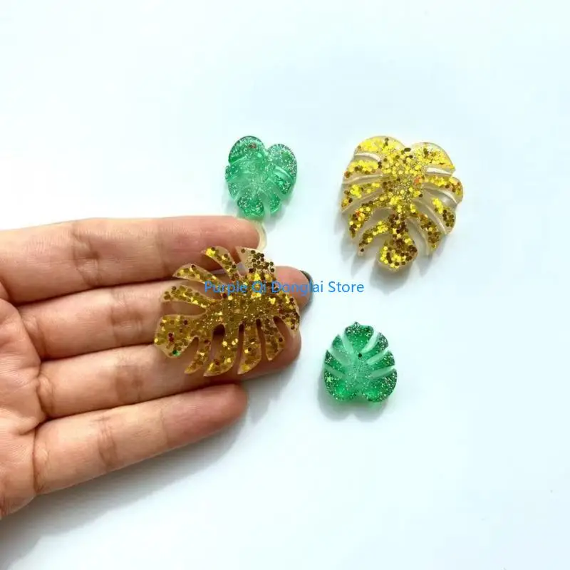 

L21E Handmade Leaf Pendant Epoxy Silicone Mold Epoxy Resin Molds Making Crafts