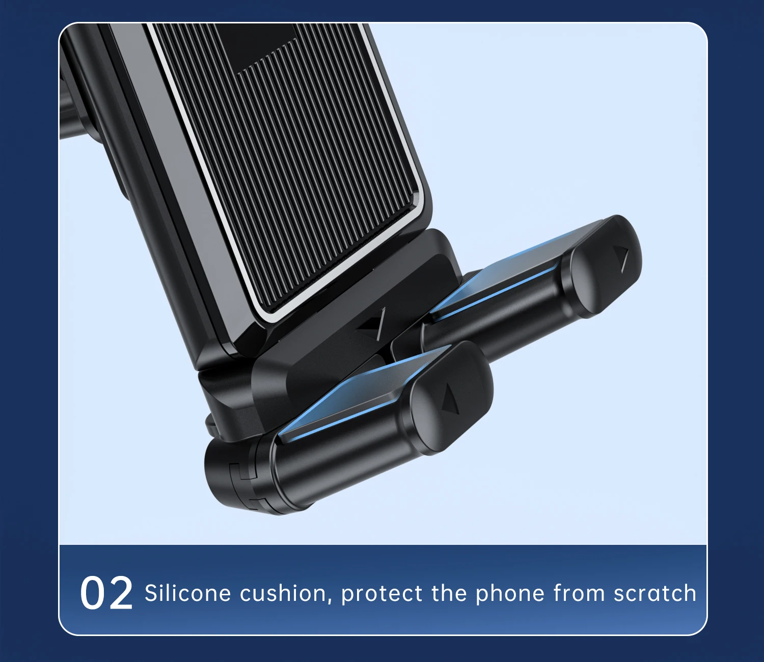 Car Air Vent Universa Holder Mount, Stand Compatible with 7" - 12.9" Tablets iPad ,4" - 7"Folding Screen/straight Panel Phone