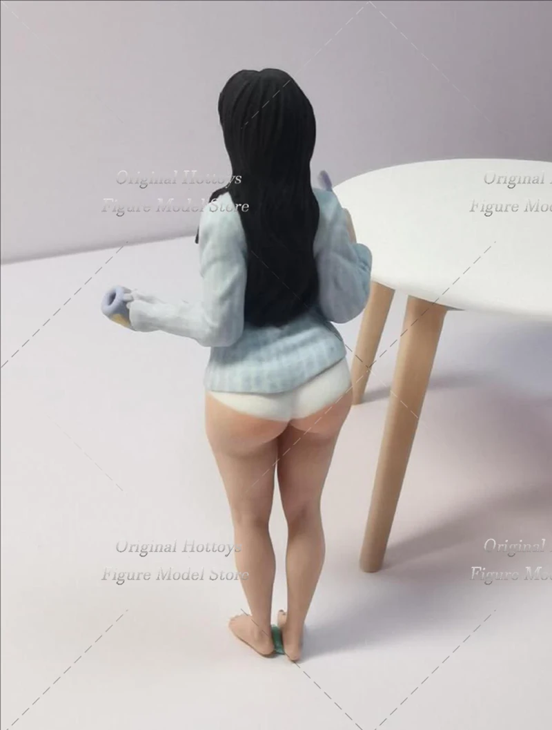 In Voorraad 1/18 Schaal Vrouwelijke Soldaat Vroege Riser Pure Meisje Mini Sculptuur Volledige Set Ongeveer 9.2 cm Action Figure Model pop Geschenken