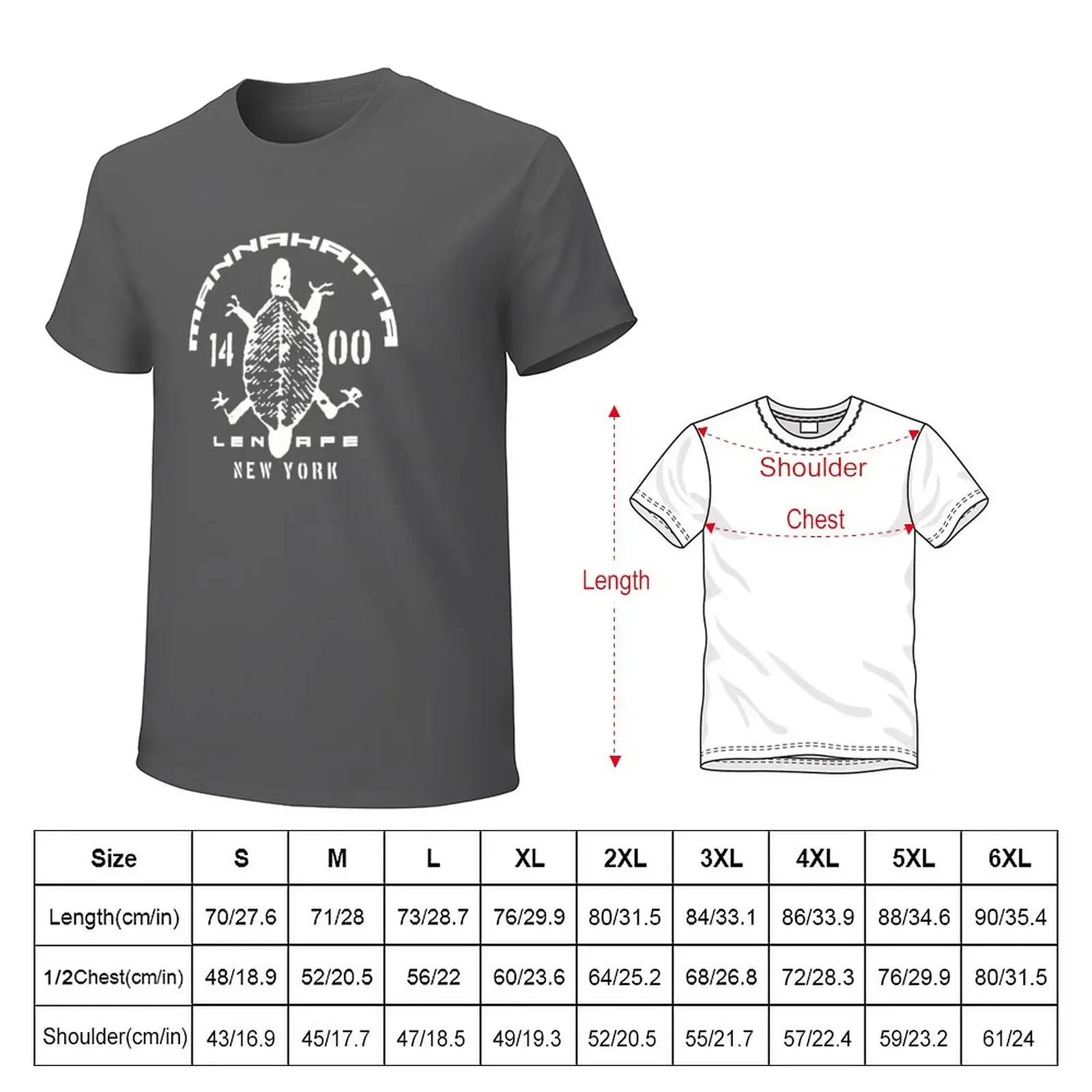 lenape tribe T-Shirt summer tops blanks Blouse t shirt for men