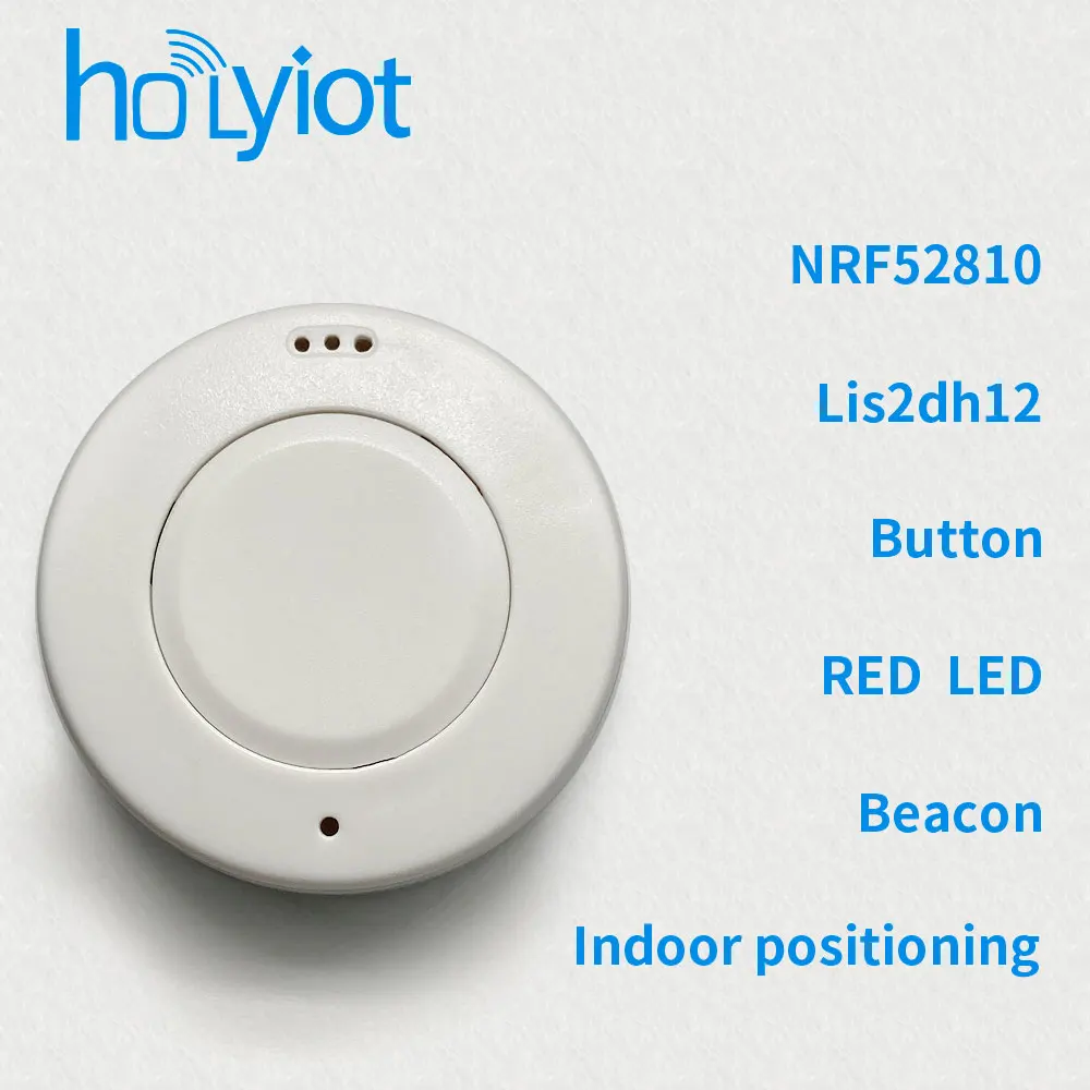 Holyiot nRF52810 Bluetooth 5.0 Low Power Consumption Module iBeacon Tag 3 axis Accelerometer Sensor Beacon Indoor Positioning