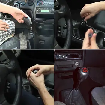 Univerzální závodní 5/6 rychlostní hliníková řadicí páka pro auto, černá karbonová manuální převodovka, řadicí páka, automatická 10 nejlepší prodej Řadící páka u Suzuki Swift Sport - №6