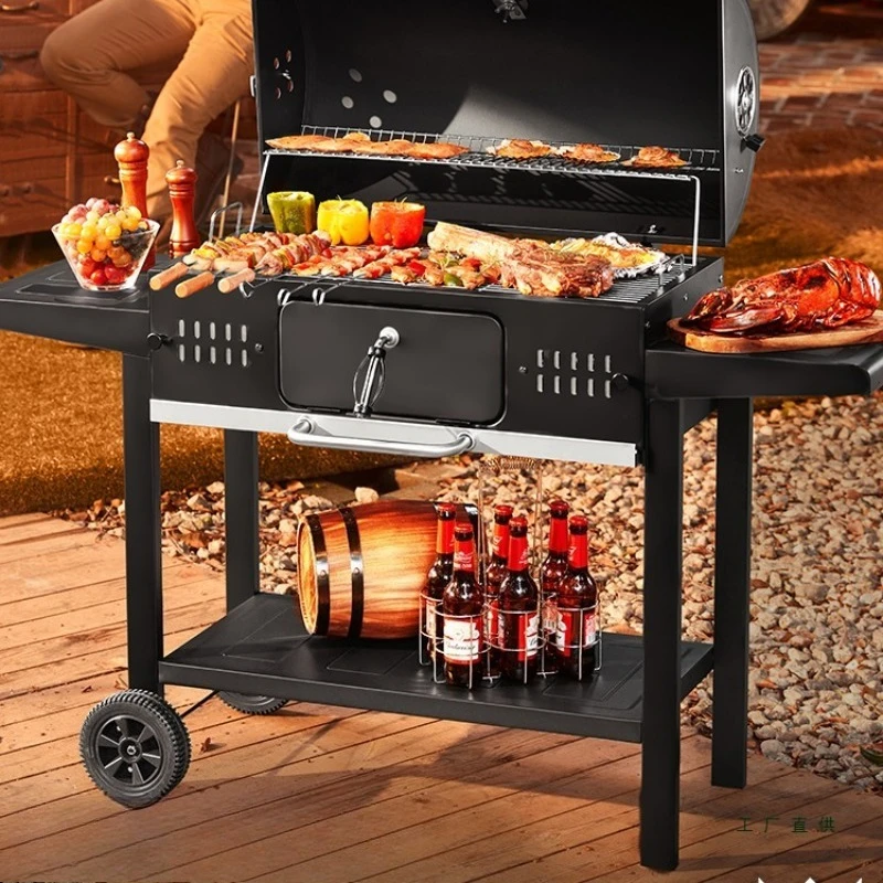 

Household barbecue grill, villa patio grill rack outdoor grill
