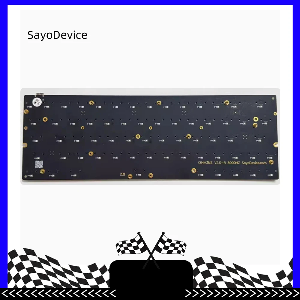 

K64H3MZ Материнская плата с магнитной осью для Sayodevice Магнитная ось клавиатуры Материнская плата поддерживает пять слоев клавиш Точность 0,05 мм