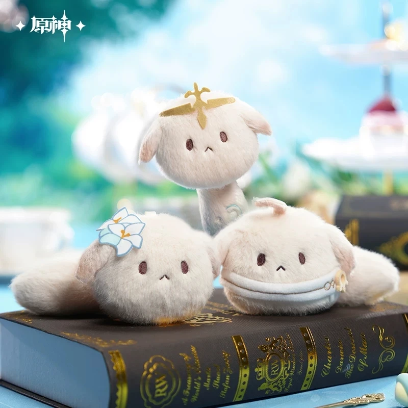 Genshin Impact Official Tea Party Buddy Dudu Cute Toy Keychains and Merchandise Trendy Birthday Gifts 3
