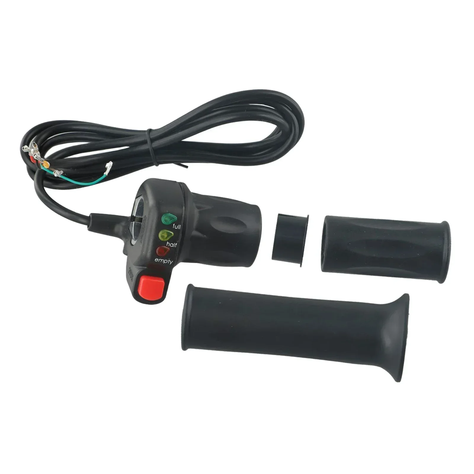 Throttle E-Bike Throttle Electric Bike Throttle With Power Display Red Switch Wire 36V 48V High Quality Negative