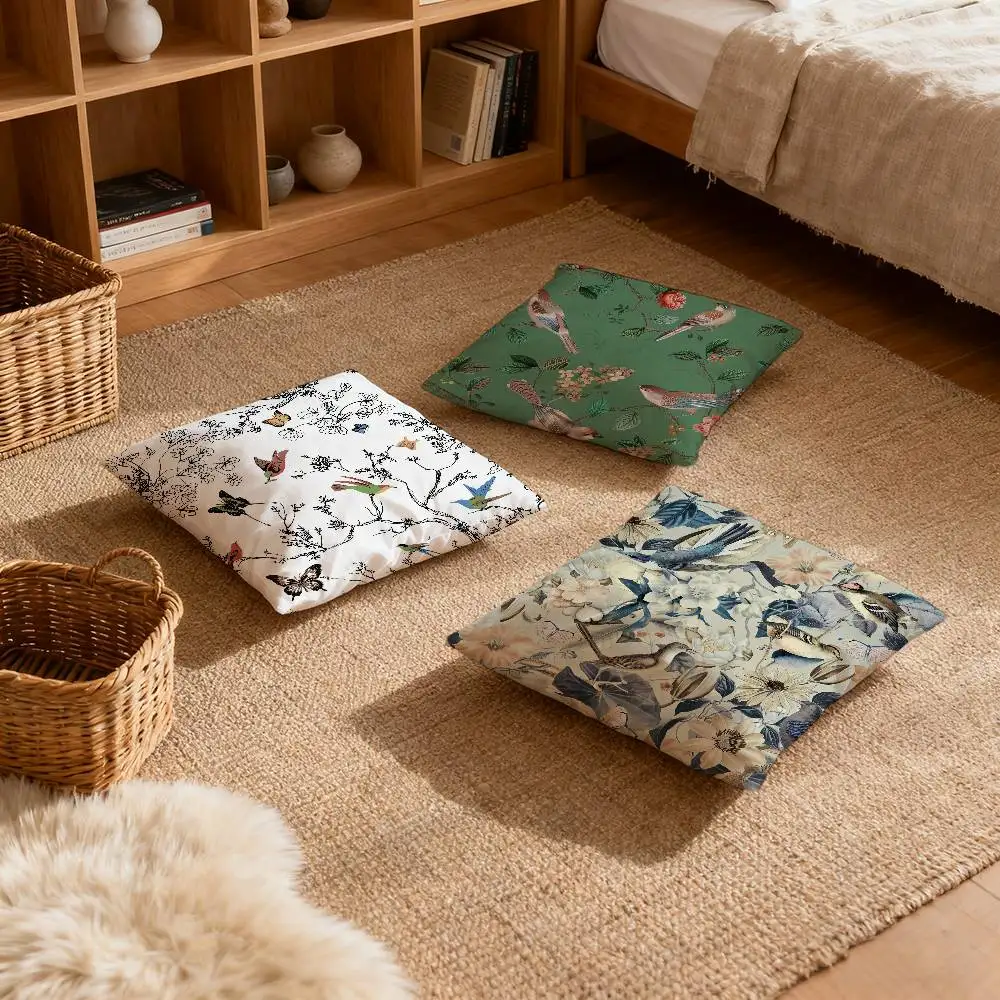 

Lovely Bird Pattern Pillow Case Multi sized car cushions, luxurious home sofas, decorative pillowcases