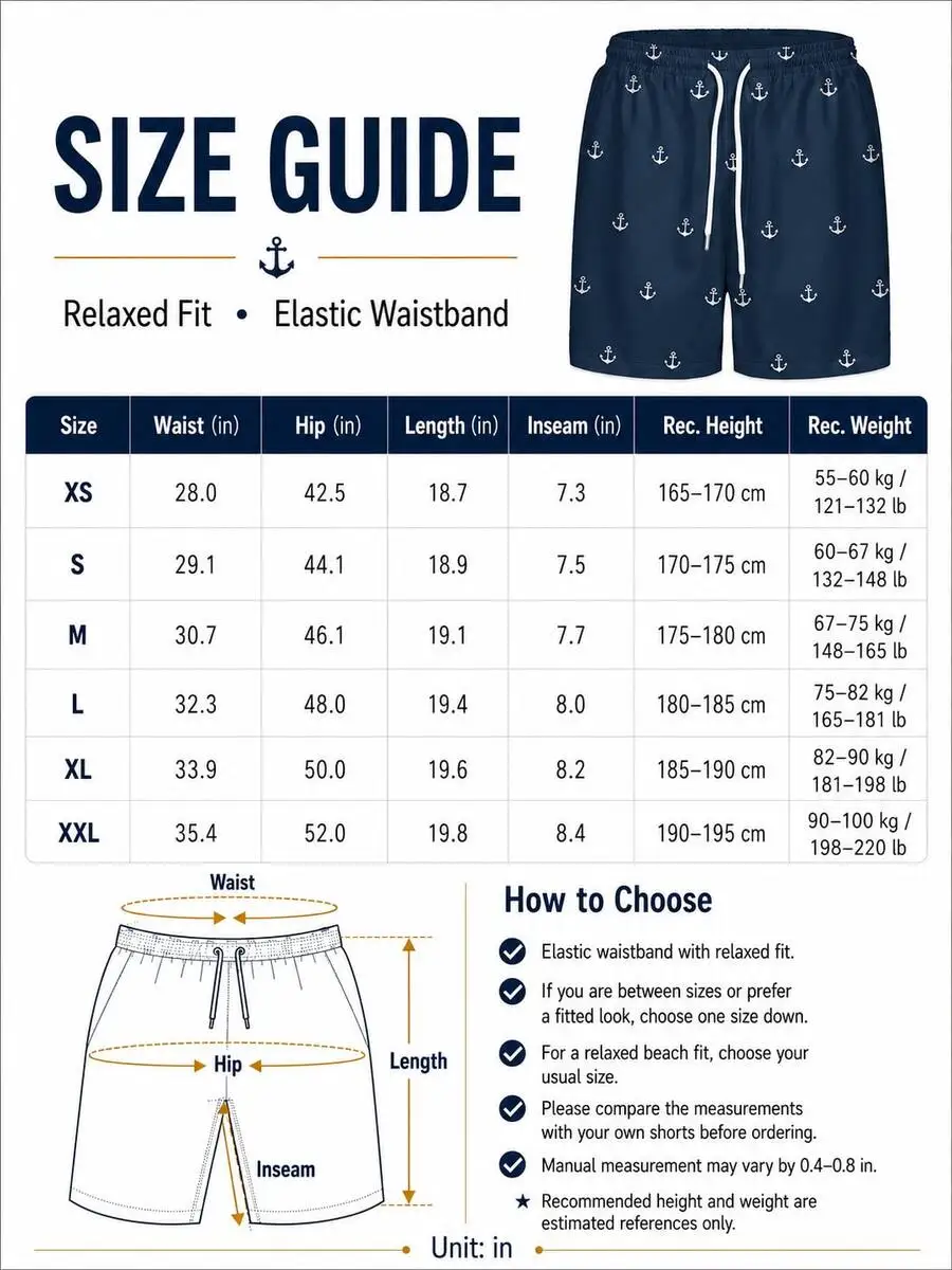 Men's Ocean Element 3D Digital Print Casual, Beach, Daily Vacation Shorts With Drawstring, Single Layer No Lining,Hawaiian