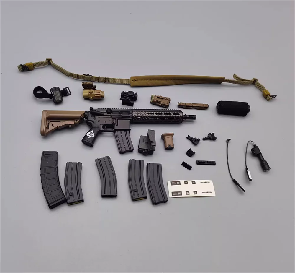 

1/6 Easy&Simple ES 26064B US. Special Mission Unit Operation Soldier Mini Toy Model HK416 PVC Material Clip Not Real For 12" DIY