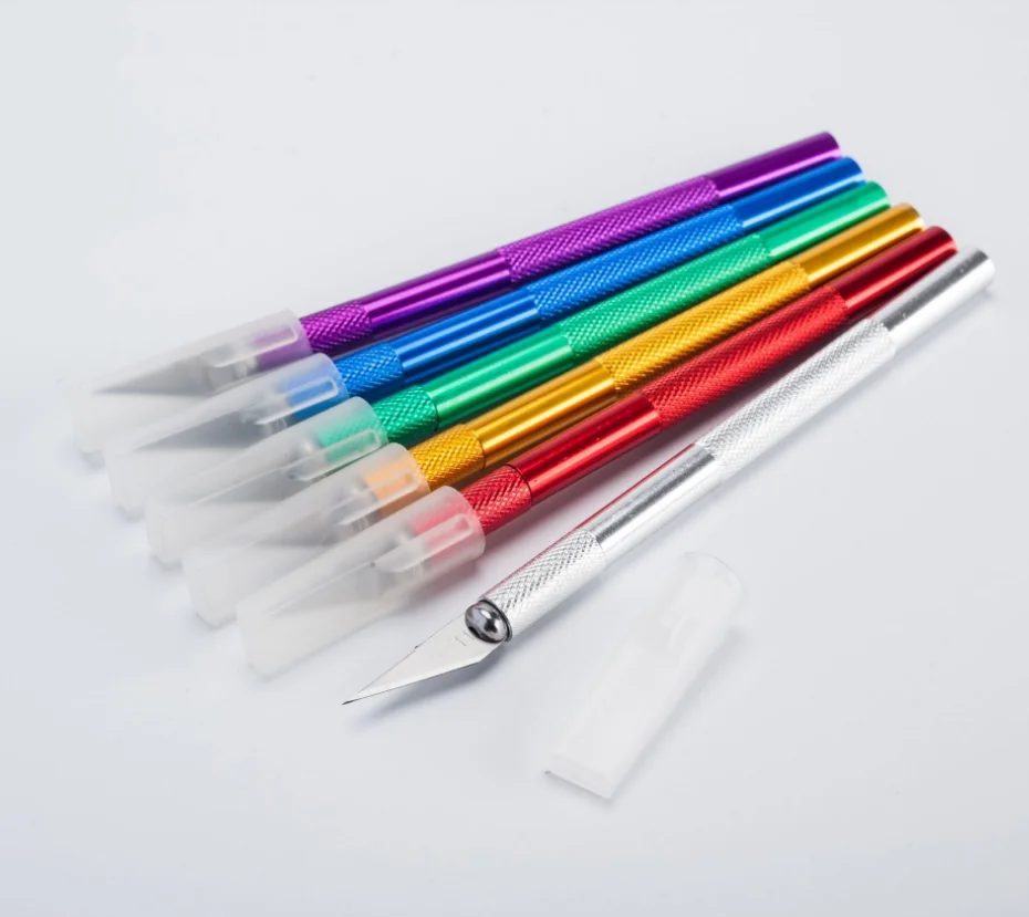 

Sharp Exacto Knife Set Exacto Knife Colorful Craft Knife Kit, Precision Hobby Knife for DIY, Art, Cutting, Carving,10PCS