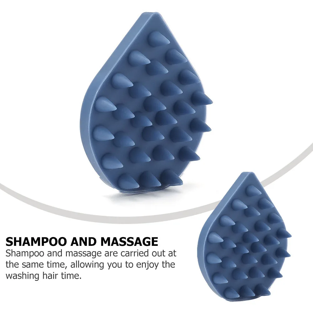 

1Pcs Hair Scalp Massager Silicone Massage Brush for Shampooing Portable Bathroom Comb Gentle on Hair and Easy to Clean Daily