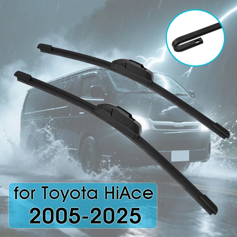 

For Toyota HiAce (200 Series) Van/BUS (300 Series) Van/BUS 2005-2025 Car Wiper Blade Front Wipers Windscreen Auto Wiper Blades