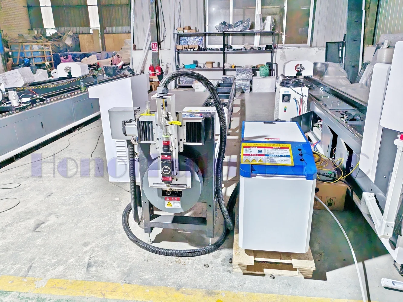 Máquina de Corte Láser de Fibra CNC de 1500W para Tuberías de Acero Inoxidable, Equipo de Corte Láser para Procesamiento Industrial de Tuberías Metálicas