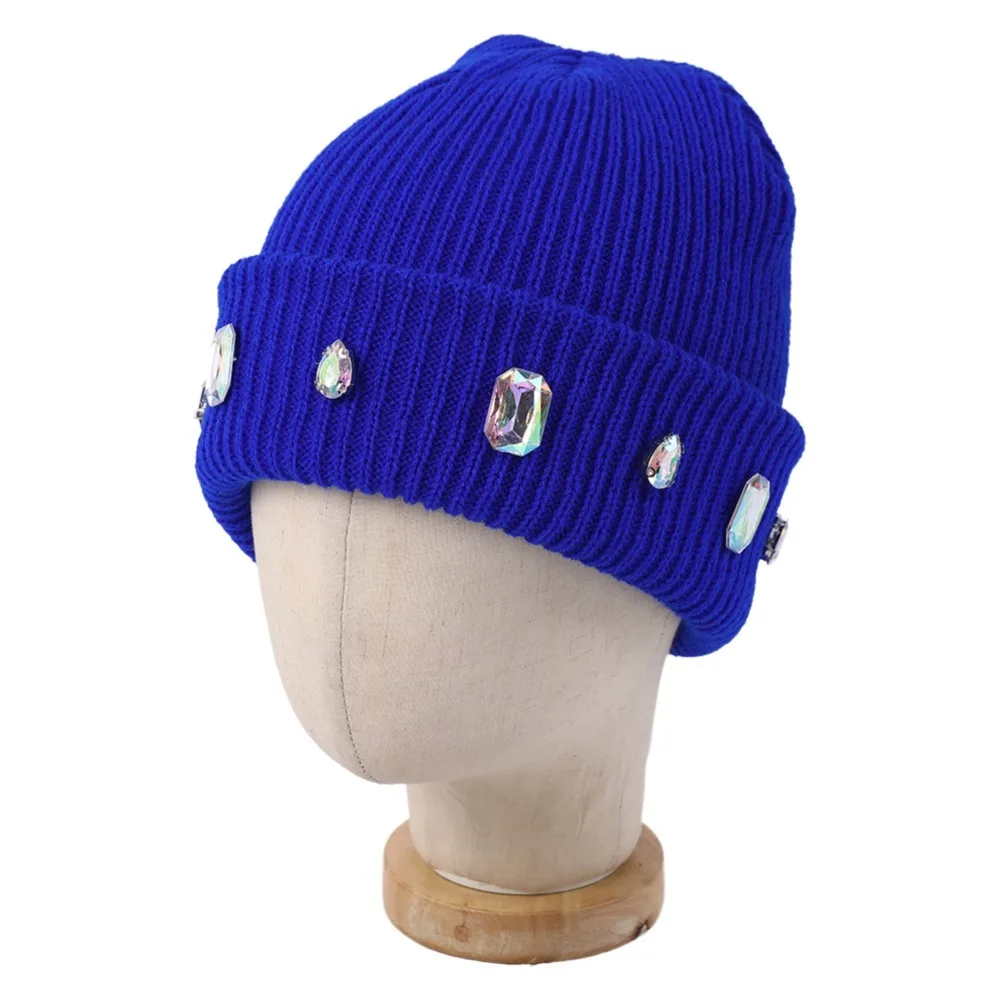 Casual Cotton Knitted Beanie Hat Knitted Texture Brimless Style Cold Cap Warm Coverage Winter Knit Hat Women and Men