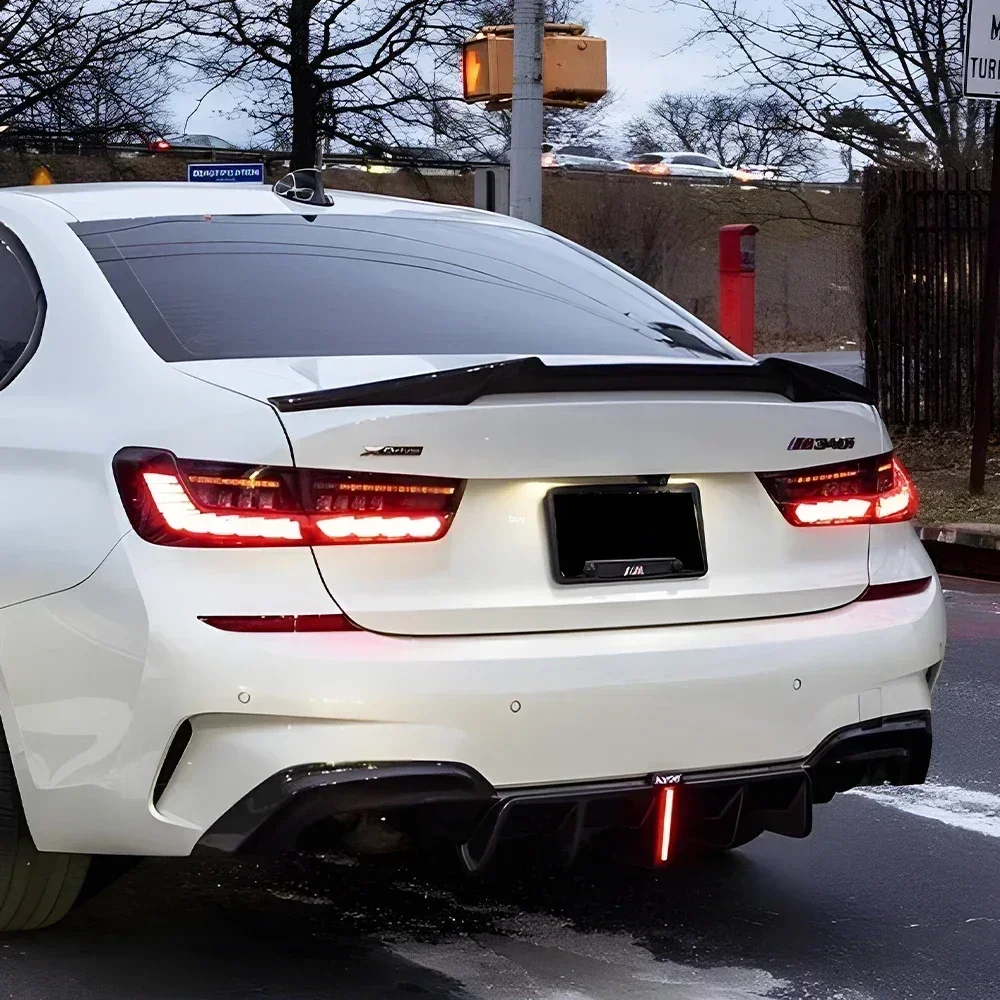 

Автомобильные задние фонари для BMW 3 серии G20 G28 320i 325i 330i 2020-2024, обновленный светодиодный динамический задний фонарь с чешуей дракона, аксессуары в сборе