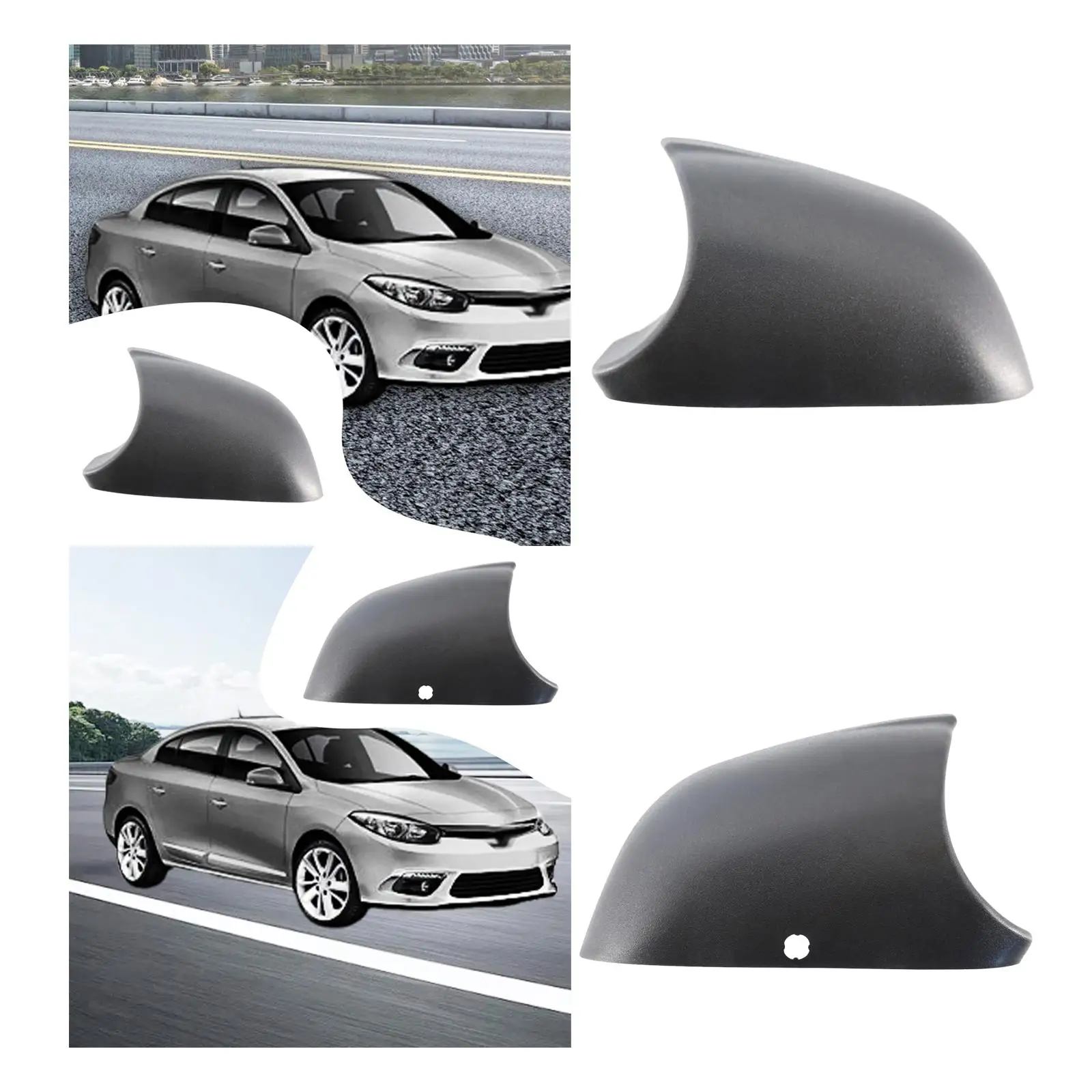 

Car Door Rearview Mirror Lower Cover Easy Install Durable ABS for Vauxhall Vivaro