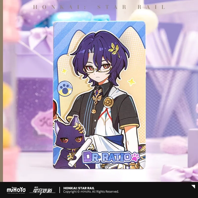 حقيقي miHoYo Honkai: ستار السكك الحديدية الرسمية أنيمي Littlest القط القط سلسلة لعبة الأجهزة الطرفية لتقوم بها بنفسك جامع الليزر تذكرة هدية عيد