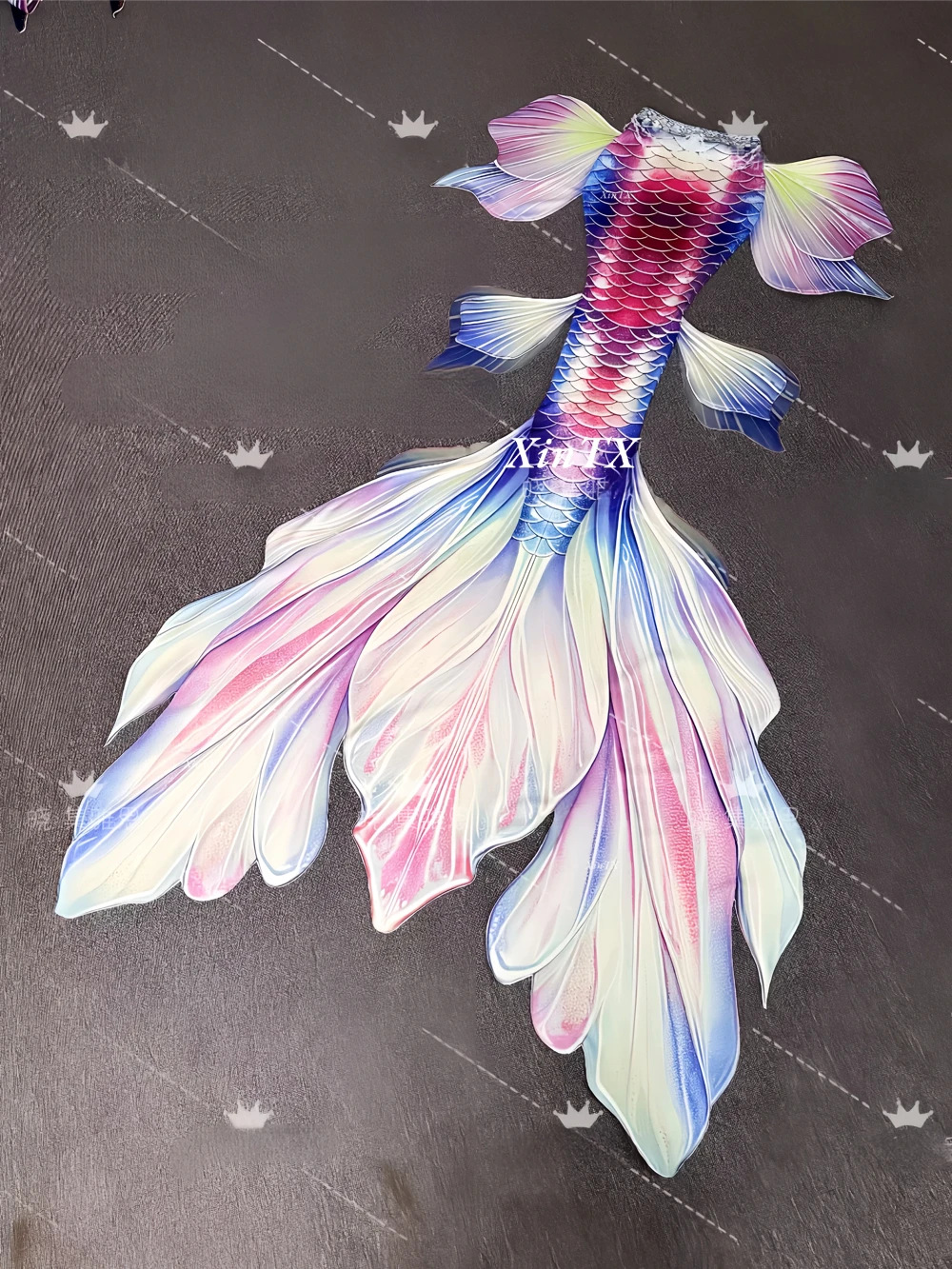 High-quality mermaid tail swimsuit custom sizes aquarium performance original design fish skin cosplay view 3