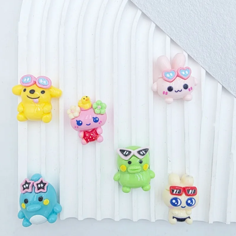 Tamagotchi Accessories Mamekichi and Ooguchi New Creative Cartoon Fashionable Personalized Bags and Hair Clips DIY Decorations view 3