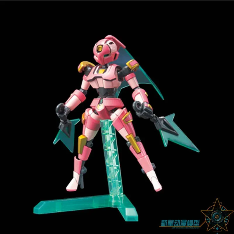 BANDAI LBX 003 Kids Assembled Toys Robot Japanese Anime Figures LBX Kunoichi Model Action Figure Collections Puzzle Dolls Gifts