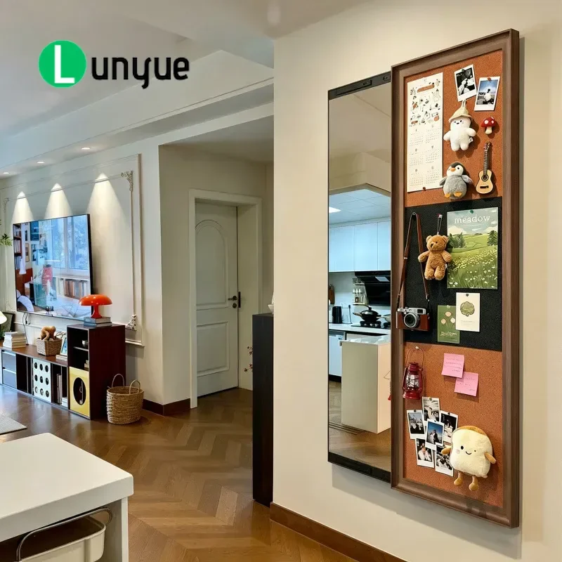 Invisible Full Length Mirror Magnetic Hidden Wall Mounted Push Pull Concealed Fitting Entrance Mirror for Hanging Paintings