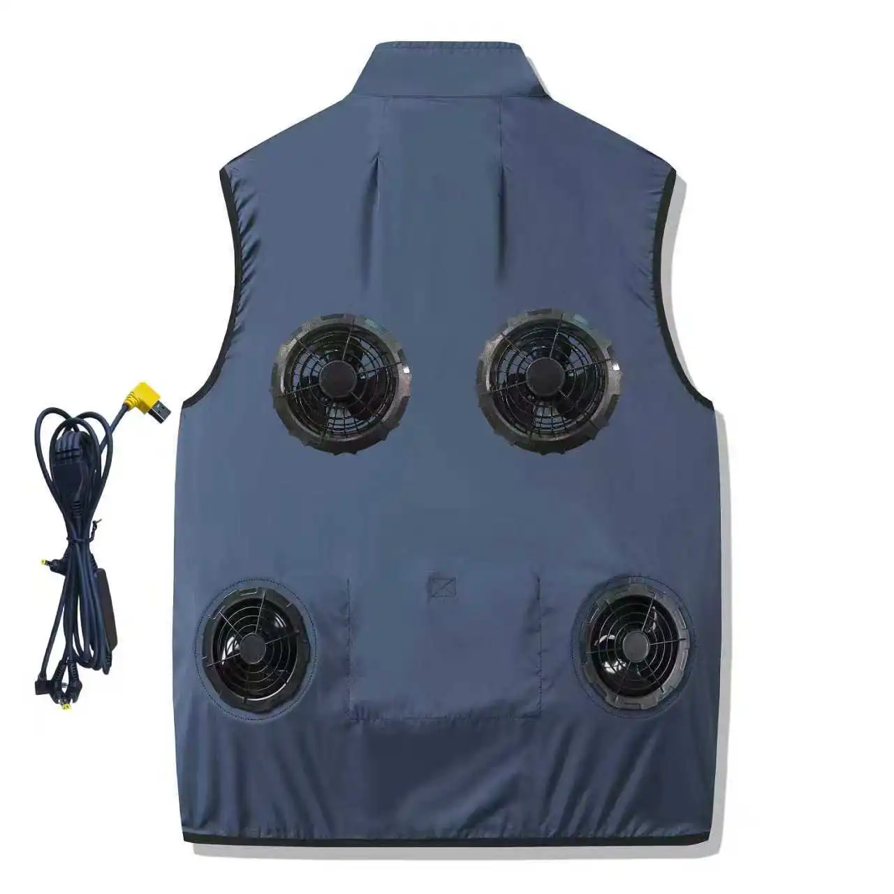 Summer Outdoor Fan Clothing for Cooling and Heatstroke Prevention, Workwear for Outdoor Travel and Sun Protection