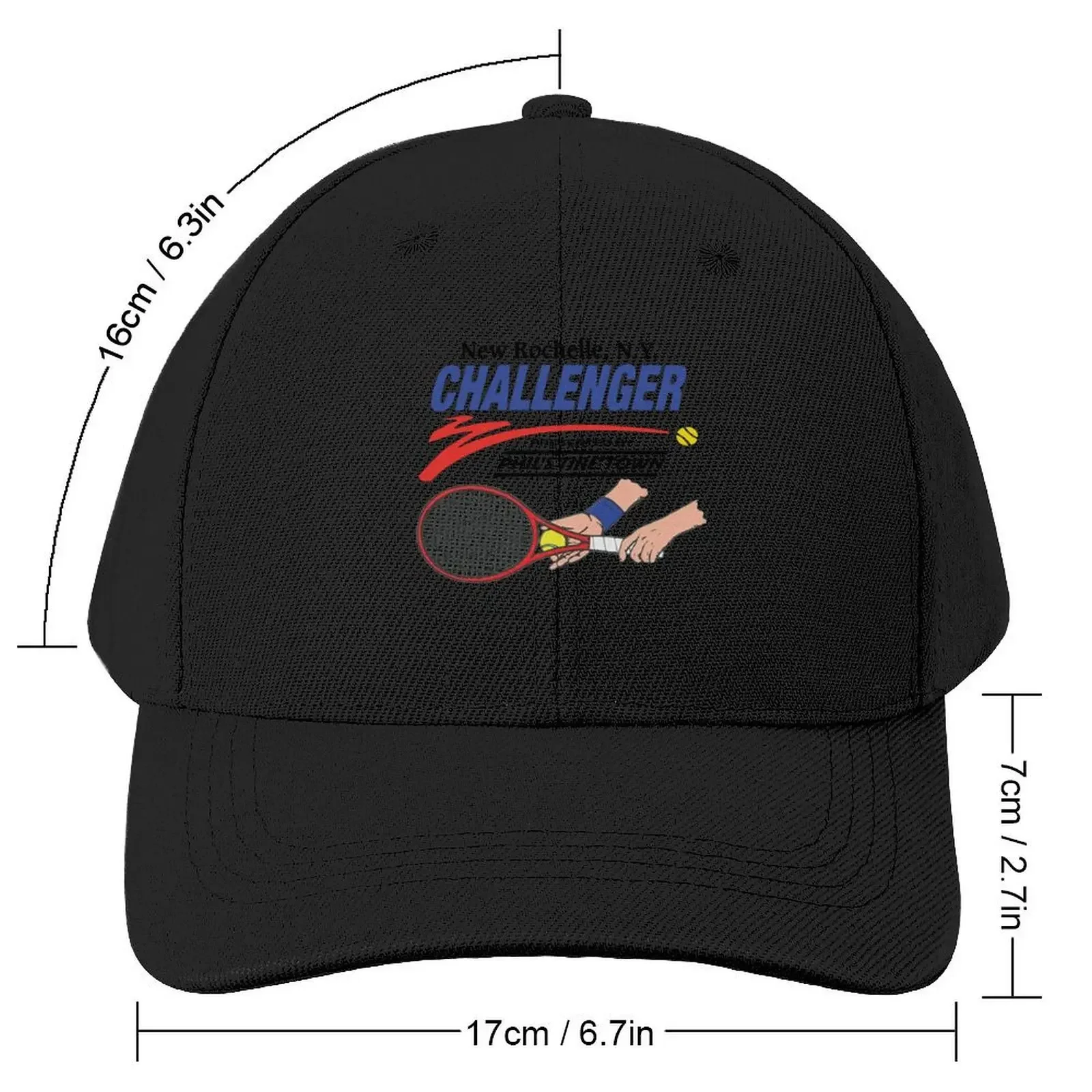 New Rochelle N.Y. Challenger Vintage Tennis Baseball Cap Rave summer hat Sun Cap Female Men's