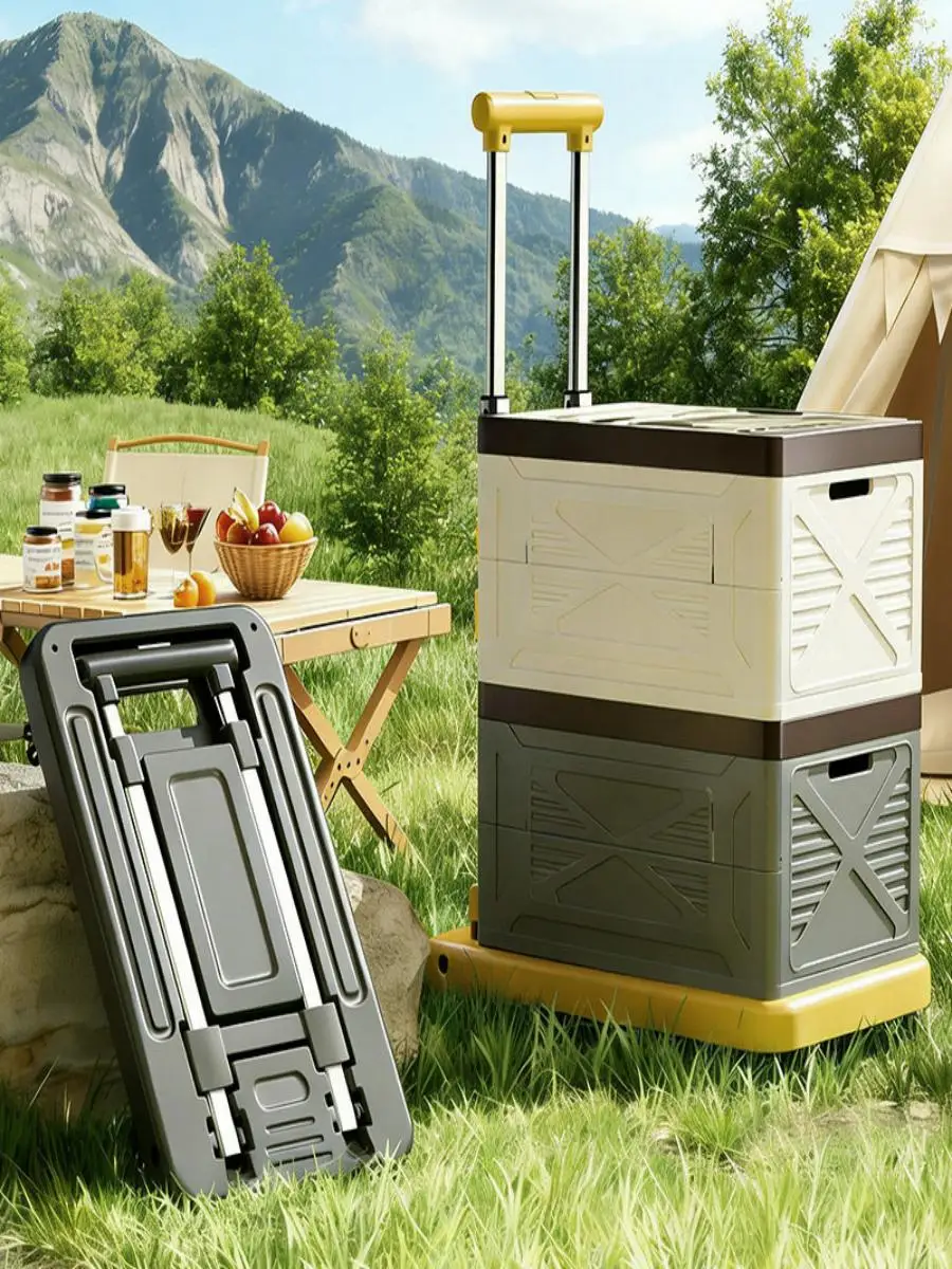 portable-folding-plastic-shopping-cart-vegetable-buying-hand-pulling-cart-home-use-utility-vehicle-versatile-storage-sol