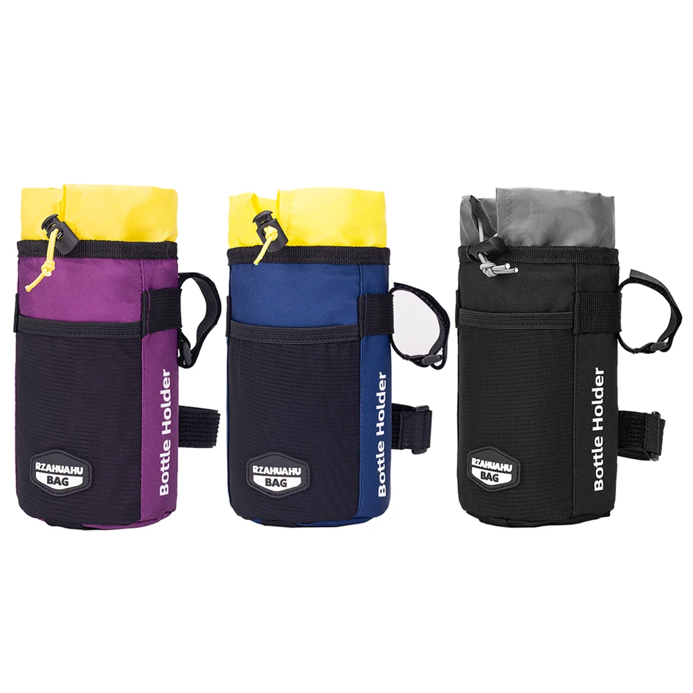 

Bike Bag Handlebar Stem Bag Cycling Water Bottle Carrier Pouch MTB Bike Insulated Kettle Bags Electric Scooter Bottle Holders