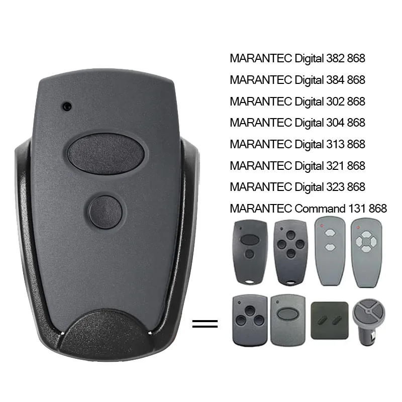 MARANTEC Remote Control Digital 302 323 321 313 304 384 382 868.3 Marantec Garage Door Opener Remote Control Clone 868MHz