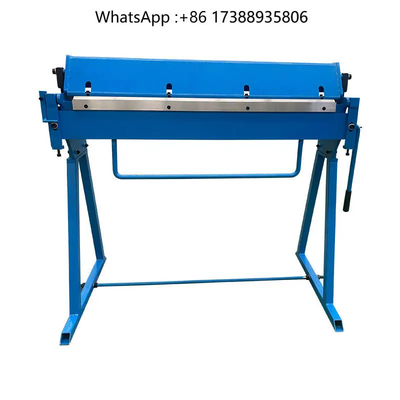 W1.2X1060 Metal Plate Folding Manual Straight Brake 1.2mm 150 Degree Sheet Metal Working Tool Corrugated Sheet Bending Machine