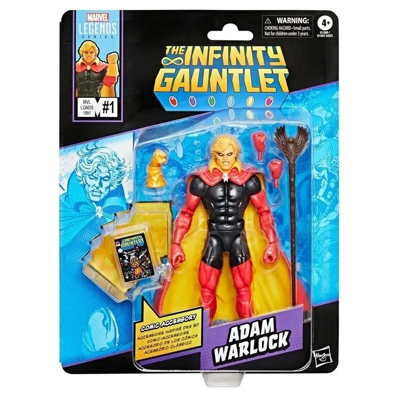 

Новый оригинальный Hasbro Marvel Legends Series Adam Warlock, коллекция экшн-фигурок, оригинальные игрушки, модель, орнамент, подарки