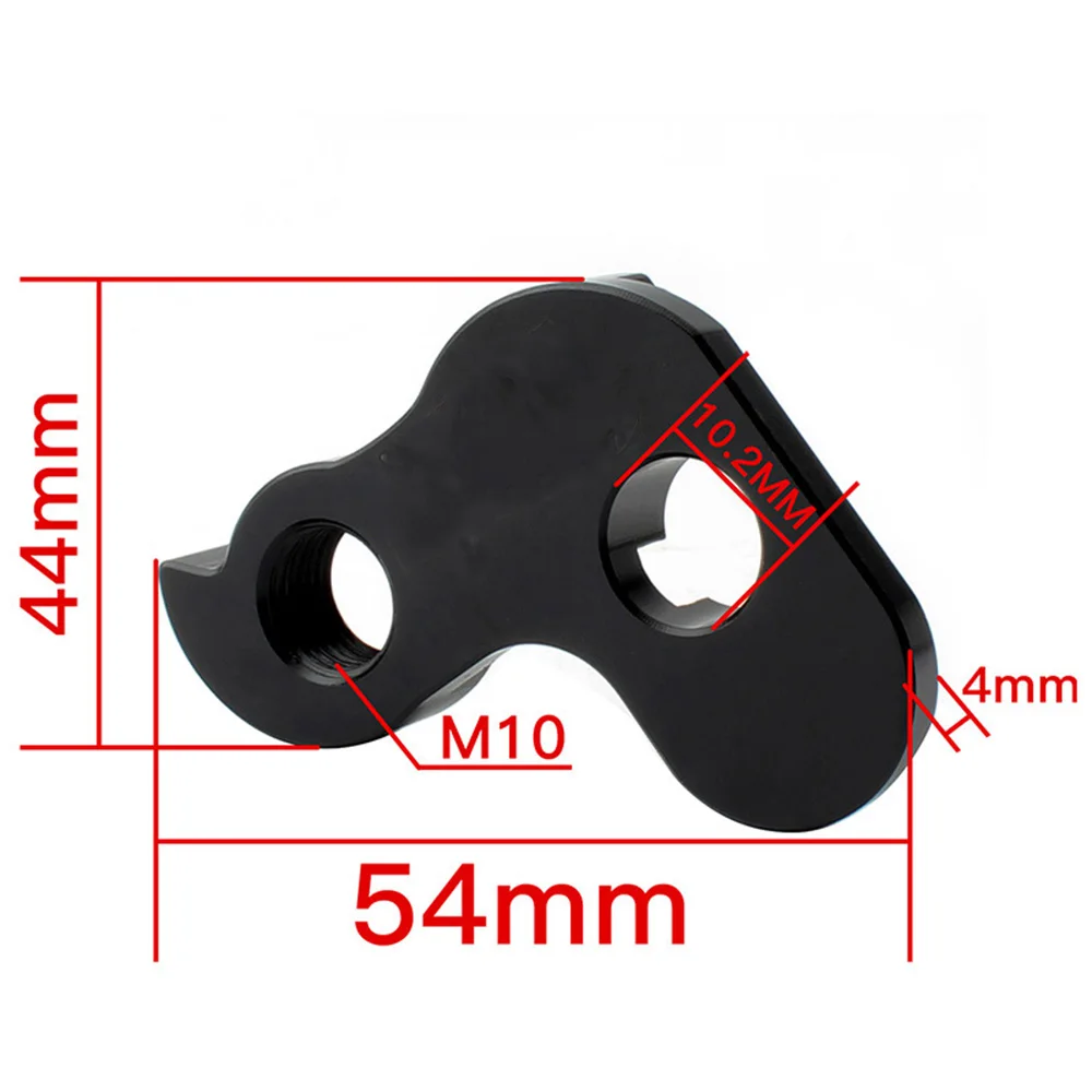 Folding Bike Aluminum Alloy Speed Change Single-speed Modified Bike Rear Derailleur Tail Hook Cycling Accessories