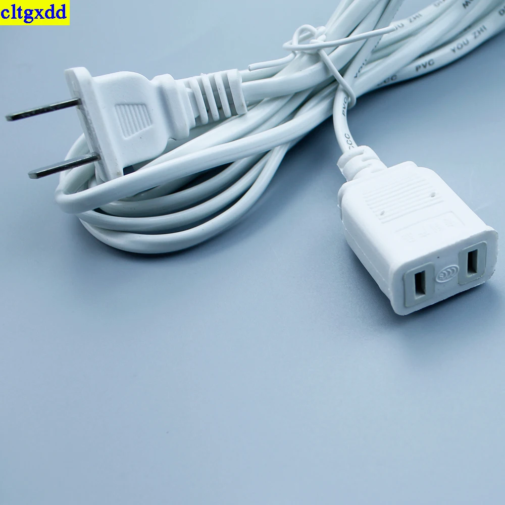 Cltgxdd 1 pezzo di apparecchiature elettriche spina di alimentazione ventola di monitoraggio e altro cavo di prolunga per spina usa a doppio pin adattatore di tipo ue