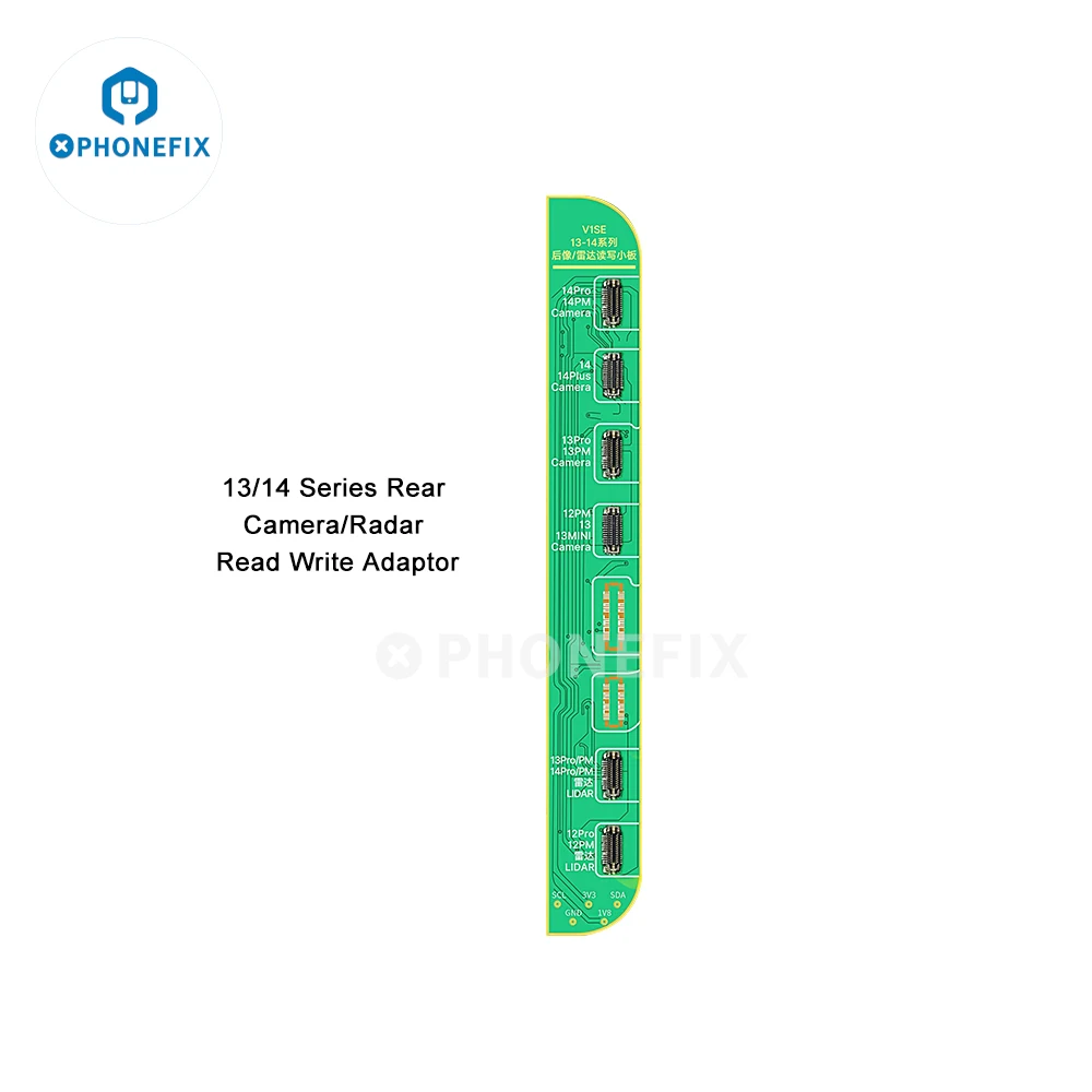 JCID V1SE V1S PRO Programmable LiDAR Radar FPC Flex Cable Camera Read Write Adaptor For iPhone 12 Pro13 14 Pro Max Camera Repair